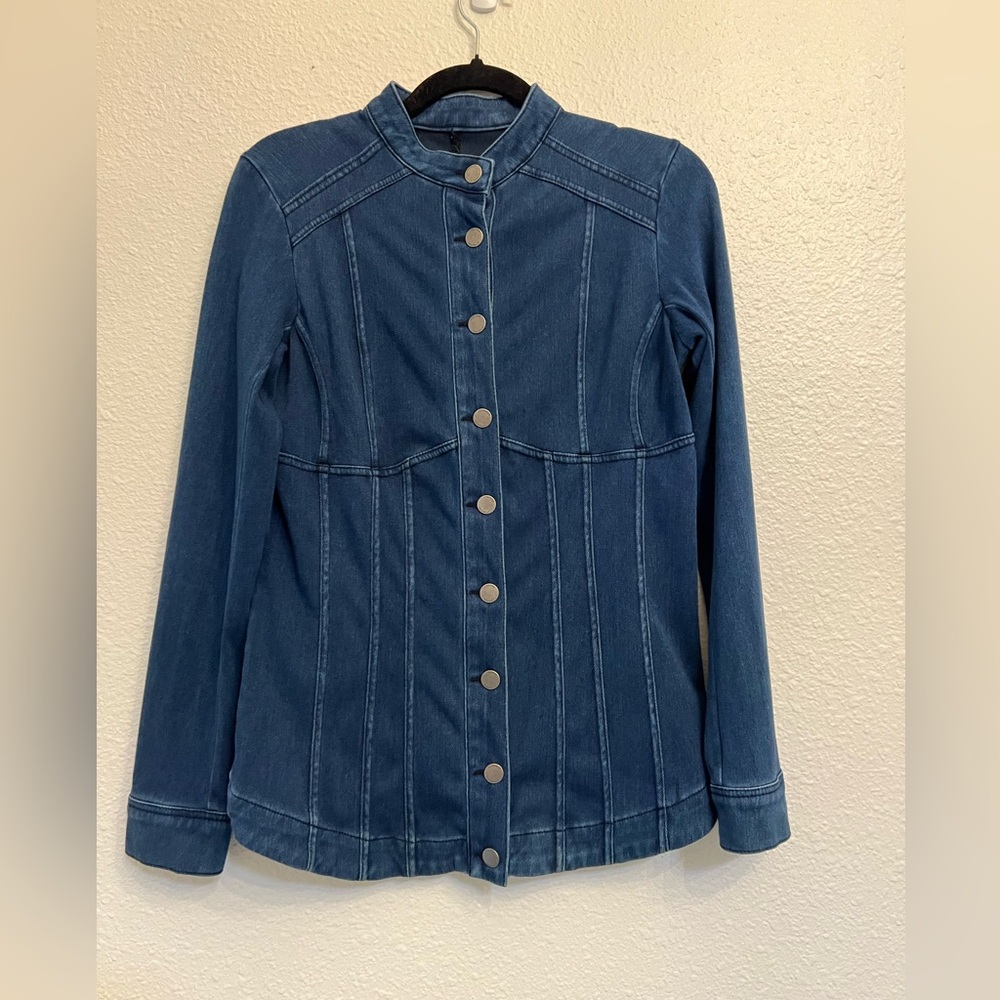 #248 Liverpool denim shacket size small